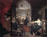 Diego Velazquez The Tapestry-Weavers oil on canvas